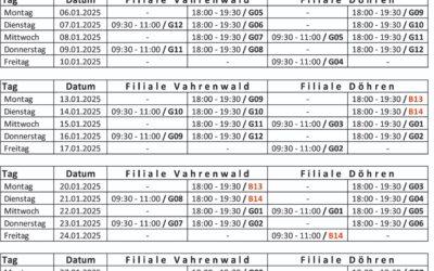 Theoriekalender Januar 2025