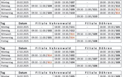 Theoriekalender Februar 2025